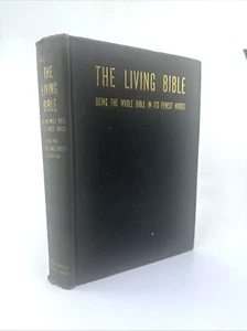 The Living Bible ~ By Bolton Hall ~ 1928 1st Ed. Whole Bible In The Fewest Words - Imagen 1 de 18