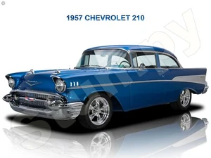 1957 CHEVROLET 210 Metal Sign 9" x 12" or 12" x 16" - Picture 1 of 1