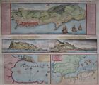 Gibraltar - Covens & Mortier 1727 - Nouveau Plan De Original - Rare