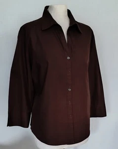 Bluse Gr.42, braun, LA CARA - Bild 1 von 6