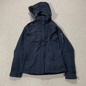 Salomon Ski Jacket Womens Small 8 10 UK Black 3-in-1 Outdor Hiking Coat Hooded - Picture 1 of 15