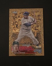 2023 Topps Gilded Mini-Diamond Gold Etch Duke Snider /50 Brooklyn Dodgers SP
