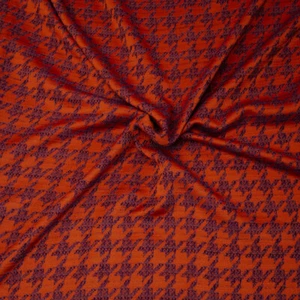 0,85m REST Charlotte, Jacquard, Hahnentritt, C9027/60 (30,13 EUR/m) - Bild 1 von 2