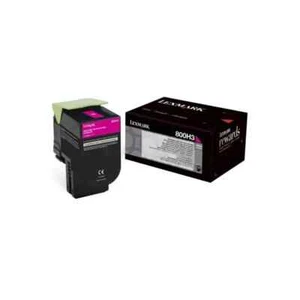 Lexmark 800H3 Magenta High Yield Toner Cartridge 80C0H30 Genuine OEM - NEW! - Picture 1 of 1