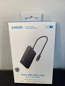 Anker Hub USB C 5-in-1 4K HDMI 30Hz HDMI Display 5Gbps per MacBook/iPad/Lenovo - Foto 1 di 2