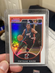 2007-2008 Bowman Chrome Dwayne Wade Refractor 113/299