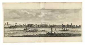 Antiker Kupferstich "Tyrus" (Reifen / Libanon) De Bruyn, 1698 - Bild 1 von 5
