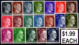 20 VERSCHIEDENE SELTENE ORIGINAL NEUWERTIG UNBENUTZT 2. WW HITLER BRIEFMARKEN!! 100 % UNABGEKÜNDIGT! BESTPREIS!! - Bild 1 von 1