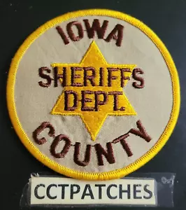 IOWA COUNTY, IOWA SHERIFF SHOULDER PATCH IA - Picture 1 of 2