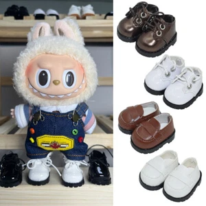 For LABUBU Leather Shoes Suitable for 17cm Cotton Dolls Shoes Boots Toys Shoes - Picture 1 of 22