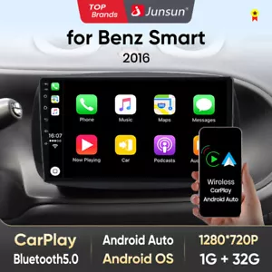 9" Autoradio Bildschirm für Benz Smart Fortwo 453 Carplay Android Auto 1+32 WIFI - Bild 1 von 13