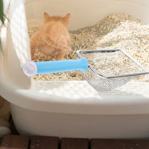 Lettiera per Gatti Casa Lettiera per Gatti Pulitore Angolare Acciaio Inox Gatto - Foto 1 di 12