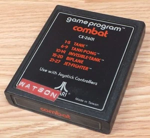 **UNGETESTET** Combat Vintage Atari Spiel NUR Cartridge **LESEN**  - Bild 1 von 3
