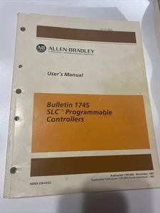 Allen Bradley Bull. 1745 Programmable Controller Self-Teach User Manual - Bild 1 von 3