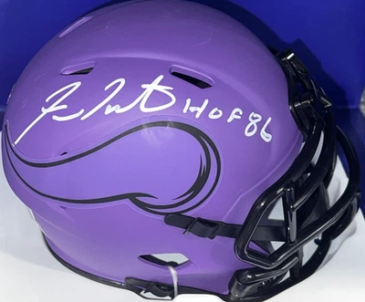 JAMAL LEWIS BALTIMORE RAVENS PSA AUTHENTICATED RAVE SIGNED MINI HELMET - Image 1 of 2