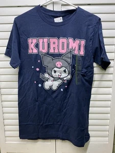 Kuromi NWT Men's Sanrio Printed T-Shirt (Target) Size S navy/gray/pink. - Picture 1 of 3