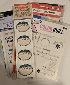 Words Stickers And Rub ons Lot - Bild 1 von 11