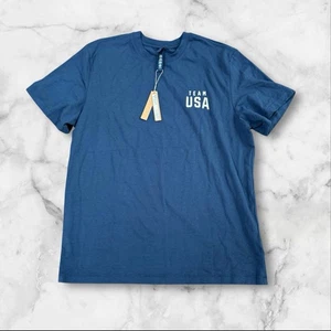 Nueva con etiquetas Camiseta Jersey Skims Olympic Algodón TP-TSH-5441M Azul Marino Mediana - Imagen 1 de 3