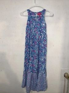 Lilly Pulitzer for Target My Fans Maxi Dress M 7/8 Beachy Summer Dress Vacation - Picture 1 of 3