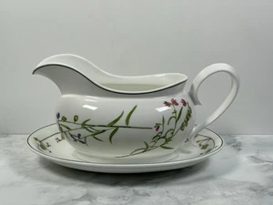 Portmeirion gallese fiori selvatici Cina brocca e salsa barca 23 cm Angharad Menna - Foto 1 di 20