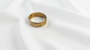 14k solid gold band Men's Ring ring size 10 Artcarved - Picture 1 of 3
