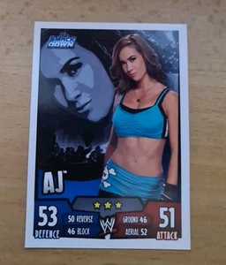 WWE Topps Slam Attax Rumble AJ LEE Wrestling Diva Card Karte # 93 - Bild 1 von 2