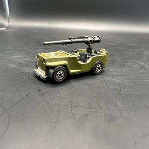 Vintage 1970 Hong Kong Mattel Hot Wheel Redline US Army Jeep - Picture 1 of 6
