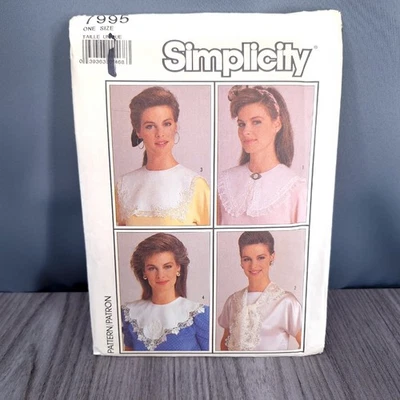 Sewing Pattern Collars UNCUT Simplicity 7995 - Image 1 of 3