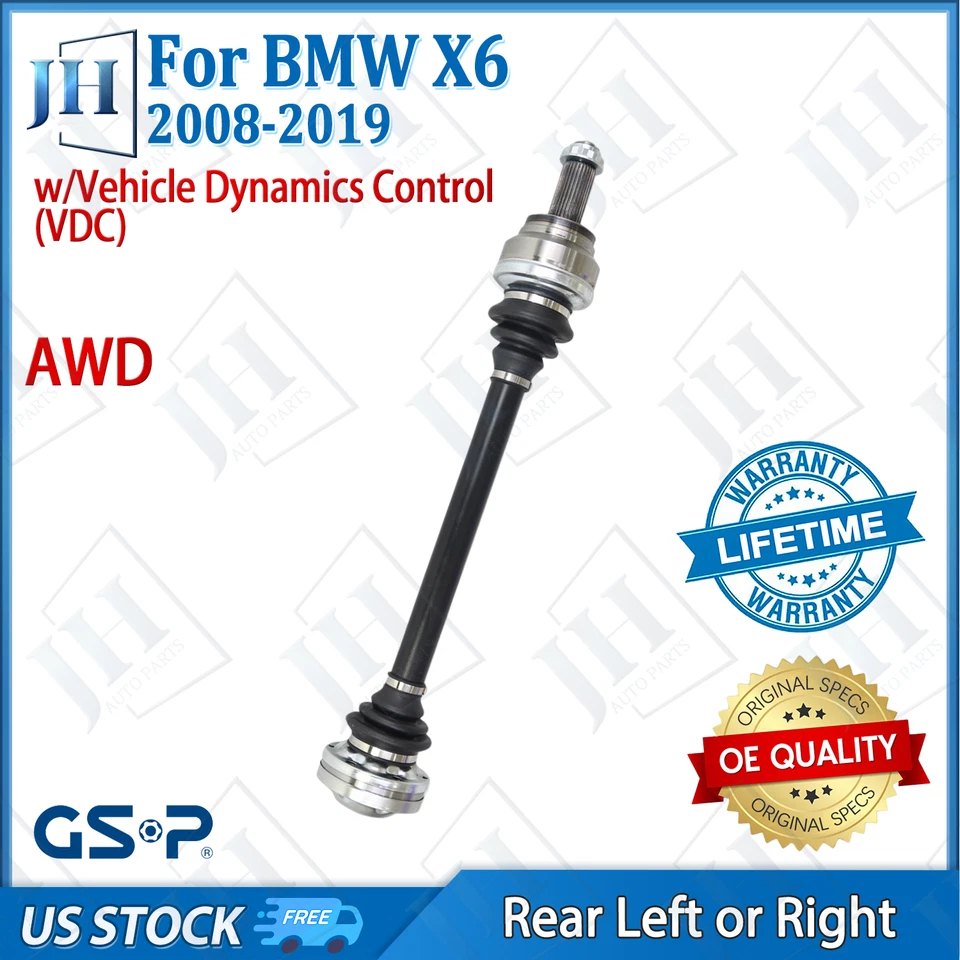 OE Rear Left or Right CV Axle Shaft Joint for 2008-2019 BMW X6 10-18 X5 AWD - Image 1 of 4