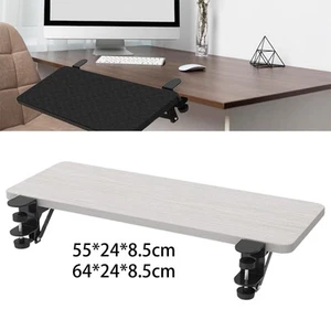 Ergonomische Schreibtisch Verlängerung Tablett Handballenauflage Armlehne für Halter Halterung Zuhause - Bild 1 von 16
