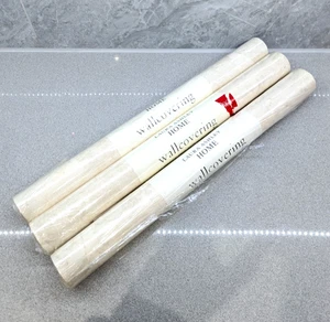 LAURA ASHLEY Florence Natural 3x Rolls Wallpaper Cream & Gold Same Batch No. - Picture 1 of 14
