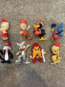 LOT OF 8 Vintage 1960s Looney Tunes Christmas Ornaments - Picture 1 of 19