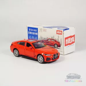 1:42 BMW i4 M50 Model Car Alloy Diecast Toy Vehicle Collection Kids Gift Red - Bild 1 von 12