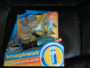NIB Fisher Price Imaginext Shark Patrol Jet-Ski Sawfish and Diver Toy New - Picture 1 of 2