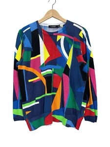 Lauren Ralph Lauren Pullover Sweater Geometrisch Bunt Rundhals XL - Bild 1 von 6