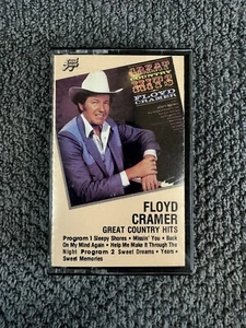 Floyd Cramer Great Country Hits (Cassette, 1981 RCA) VG-EX COND. - Picture 1 of 3