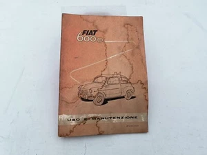 Manuale libretto uso e manutenzione Fiat 600 D originale non copia edizione 1965 - Foto 1 di 24