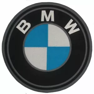 BMW German Car Motorcycle Large Size 10.0"x10.0" Sew Embroidered Iron On Patch - Picture 1 of 13