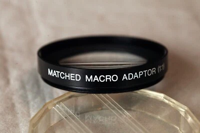 Matched Macro 1-1 Adaptor Filter/Lens in Superclean, Excellent Condition! - Image 1 of 4