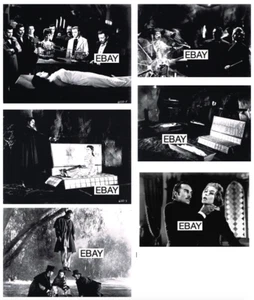 MY BLOODY VAMPIRE 1962 HORROR MOVIE PHOTOS LOT (6) MEXICO EL VAMPIRO SAGRIENTO - Picture 1 of 1