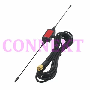 Universal Car Analog TV Antenna Receiver 470-860Mhz 3M RG174 cable SMA male port - Picture 1 of 3