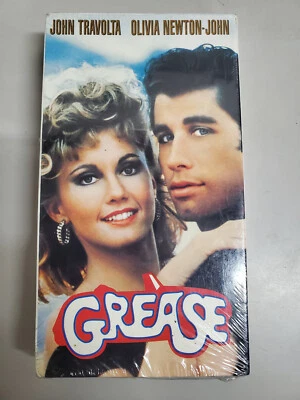 Grease (VHS, 1998, Paramount) John Travolta/Olivia Newton-John New Sealed - Image 1 of 2