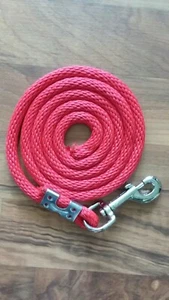 Nylon Poly Mini Pferd Pony Ziege Schaf Hund Führstrick USA rot  - Bild 1 von 2