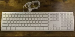 Matias FK318S Wired Aluminum Keyboard for iMac (Silver) - Tested Works-Slim - Picture 1 of 2