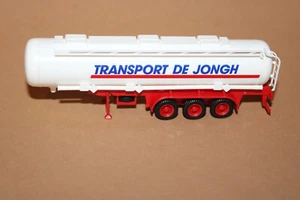 Herpa 1:87 LKW 3 Achs Tank Auflieger Transport De Jongh / Talke / ohne OVP - Bild 1 von 5
