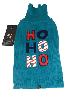 Aplique suéter tejido de Navidad para perro Ho Ho Ho talla pequeño maltés Shi Tzu - Imagen 1 de 1