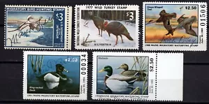 US Hunting stamps 1968/1994 selection partly used interesting - Picture 1 of 2