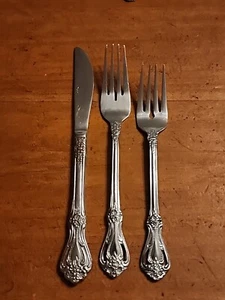 Stanley Roberts Rogers Valentine Stainless Steel Flatware 3-Piece Set - Picture 1 of 3