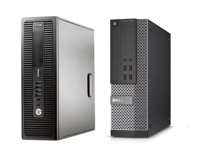 Fast Dell / HP SSF Desktop PC Intel Core i3 4130 8GB RAM  120GB SSD Windows 10 - Image 1 of 4