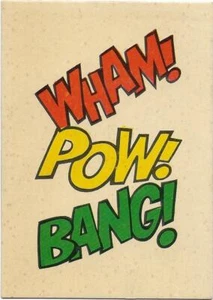 1966 Batman Weeties & Rice Krinkles Wham Pow Bang - Picture 1 of 2